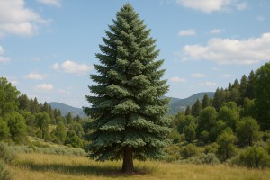 White Fir in the summer
