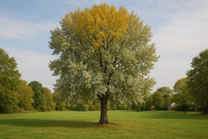 White Poplar in Autumn