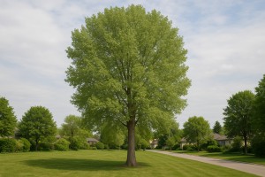 White Poplar in Spring