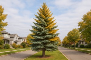 White Spruce in Autumn