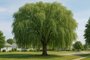 Willow (various species) in the summer