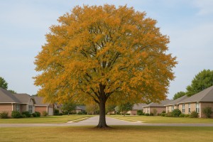 Winged Elm in Autumn