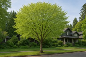 Winged Elm in Spring