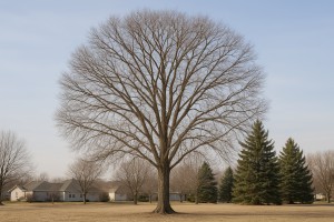 Winged Elm in Winter