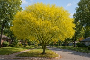 Yellow Palo Verde in Autumn