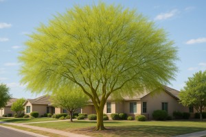 Yellow Palo Verde in Spring