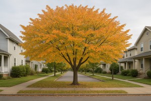 Yoshino Cherry in Autumn